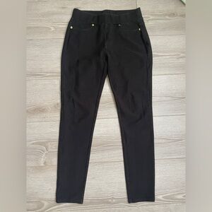 Michael Kors Black Pants with Gold Details